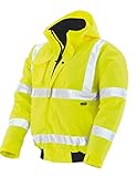 texxor Unisex Værdiler Warnschutz Pilotenjacke Whistler wasserdichte winddichte Arbeitsjacke gelb XL, Gelb, XL EU