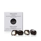 Frucht-Schoko-Dragees: Kokosnussstücke mit Dunkler Schokolade Überzogen, Schokofrüchte, 120g (2er Pack)