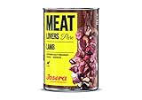 Josera Meat Lovers Pure Lamb | Nassfutter für Hunde | getreidefrei | hoher Fleischanteil |leckeres Lamm, saftige Brühe und Mineralstoffe | Alleinfuttermittel | 6 x 400 g