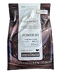 Callets, Power 80, 2,5 kg, weniger süß, Kuvertüre, Backschokolade