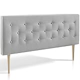 Marckonfort - Oslo Kopfteil für Bett, 160 X 100 X 8 cm Rohgewebe