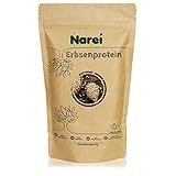 Narei Erbsenprotein Pulver mit 80% pflanzlichem Protein - veganes Proteinpulver aus gelben Erbsen - ideal für Protein Smoothie, Müsli, Porridge, Backen