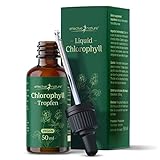 effective nature - Liquid Chlorophyll Tropfen aus Alfalfa - 50 ml - Ohne Konservierungsstoffe - Besonders Natürliches, Flüssiges Chlorophyll