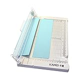 KOCAN Papierschneider,Mini-Papierschneider Guillotine Cutter 6 Zoll (152 mm) Schnittlänge Desktop-Papierschneidemaschine mit Sicherheitsmesserkopf Seitenlineal für Bastelpapier Fotos Karten