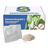 Samenshop24® SF- Nematoden, Inhalt: 1 Mio. für ca. 2m², 1-2 Kübel oder 10 kleine Topfpflanzen, zur Bekämpfung von Trauermücken, biologische Schädlingsbekämpfung, auch für Ameisenvertreibung geeignet