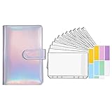 Sonoaud Cash Envelope Binder Soft Cash Planner Cover Taschen Sheets 1 Set Useful Laser Silver