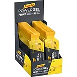 PowerBar PowerGel Fruit Mango Passionfruit 24x41g - High Carb Energie Gel + C2MAX und Natrium + 50mg Koffein