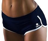 Kipro Damen Kurze Fitness Shorts Hot Pants Hose Marineblau M