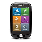 Mio Cyclo 210 Full Europe Fahrradnavigation Fahrradcomputer kabellos GPS Tracker Bike Navigation für Fahrräder mit Smarter Funktionsvielfalt, farbiges Display 3,5 Zoll