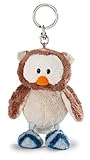 NICI 35902 Eule Oskar Schlüsselanhänger Bean Bag 10cm Plüsch Keychain Owl