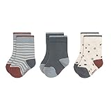 LÄSSIG Unisex Kinder Gots Bio-biobaumwolle Kindersocken, Sheep Blau, 19-22 EU