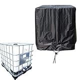 Genevieve Wassertankabdeckung,Outdoor IBC Wassertank Tonnenfass Regenfass Schutzhülle - Sonnenschutz zum Schutz Ihres Wassertanks vor schädlichen UV-Strahlen (47,2 x 39,4 x 45,7 Zoll)