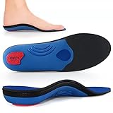 PCSsole Komfort Arch Support Orthopädische Einlegesohlen, Schuheinlagen bei Plantarfasziitis, Fersensporn, Plattfuß, Einlegesohlen Arbeitsschuhe für Herren & Damen,Blau, EU40-41