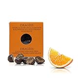 Frucht-Schoko-Dragees: Kandierte Orangenschale mit 66 % Zartbitterschokolade, Schokofrüchte, 120g (2er Pack)