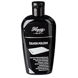 Hagerty Silver Polish 250 ml I Effiziente Silber-Politur für Silber und versilbertes Metall I Polierpaste mit Sofortwirkung für Vasen Rahmen Accessoires Dekorationsartikel usw I für erneuerten Glanz