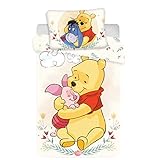 Disney Winnie Pooh Bettwäsche Set 2 TLG. Gr.: 100x135 cm, 40x60 cm 100% Baumwolle