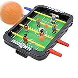 Hedear Tischplatten Fußball Machione,Kickertisch Mini-Fußbälle, Scorekeeper - Indoor-Freizeit-Fußballtisch-Spielzeug, ideal für Kinder, Familienabende, Spielzimmer, Bars, Partys