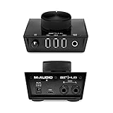 M-Audio AIR|HUB - USB / USB-C Desktop Monitoring Interface mit integriertem 3-Port Hub und Software inklusive MPC Beats & Xpand!2 von AIR Music Tech