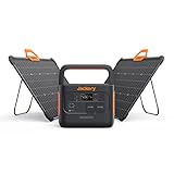 Jackery Solargenerator 1000 PRO 160W, 1002 Wh Powerstation mit 2* 80 W Solarmodulen, AC-Schnellladung in 1,8 Std., Dual PD 100 W Ports, zweiseitige Sonnenlichtabsorption, für Camping und Stromausfälle