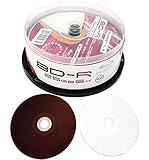 Blu-ray Rohlinge BD-R 25GB Smart Glossy Inkjet Printable Weiß Bedruckbar - 25er CakeBox