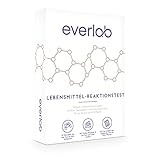 EVERLAB Lebensmittel-Reaktionstest – IGE & IgG4 Screening für 40 verschiedene Lebensmittel| Detaillierte Auswertung | Selbsttest für Zuhause