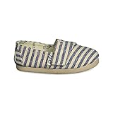 Paez Jungen Unisex Kinder Surfy Lurex Espadrilles, Silber, 25 EU