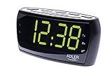 Radiowecker Uhrenradio Uhr Wecker AM/FM Radio Helligkeitsregler mit extra großem Display