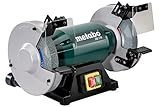 Metabo Doppelschleifmaschine DS 175 (619175000) Karton, Schleifscheiben (Ø x Dicke x Bohrung): 175 x 25 x 32 mm, Leerlaufdrehzahl: 2980 /min, Netzspannung: 220 - 240 V, Grün / Schwarz