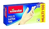 Vileda Multi Latex Einmaldhandschuhe ungepudert S/M 100er Pack