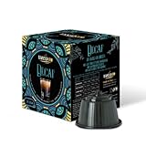 Premium HOLZGERÖSTETER ENTKOFFEINIERT KAFFEE - 42 biologisch abbaubare Kapseln kompatibel mit Dolce Gusto® - Von italienischen Handwerkern geröstet