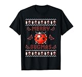 Merry Bugmas – Christmas Ugly Ladybug Lover Family Pyjama T-Shirt