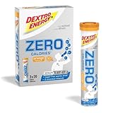 Dextro Energy Elektrolyte Sport Tabletten, Orange, Elektrolyt Tabletten, 3 x 20 Tabletten