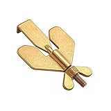 Generic Türstopper Magnetisch Tragbares Türschloss für Reisesicherheitsgeräte. Zusätzliches Sicherheits- und Datenschutz-Türschließfach für zu Hause Türstopper Gummikeil (Gold, One Size)