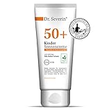 Dr. Severin® Kinder Sonnencreme SPF/LSF 50+ I Zieht schnell ein, wasserfest & ohne Parfum I Ideal für empfindliche Haut