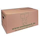 10 x Umzugskarton 621 x 301 x 331 mm bis 40 kg belastbar Profi Box stabil Umzugskiste Umzugskartons groß und stabil wie zweiwellig (Sets zwischen 5 und 240 Stück)