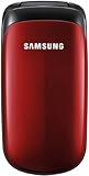 Samsung E1150i Klapphandy 3,6 cm (1,43 Zoll) Display ruby-red