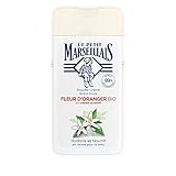 Le Petit Marseillais Duschcreme Bio Orangenblüten (250ml), pH-hautneutrale Pflegedusche & sanfte Aromadusche mit besonders angenehmen Duft, spendet Feuchtigkeit und erfrischt