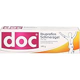 doc Ibuprofen Schmerzgel 100g, entzündungshemmend, schmerzlindernd & kühlend, schnelle Wirkung bei entzündungsbedingten Rücken- & Gelenkschmerzen - gut verträglich - rezeptfrei