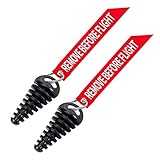 Dealikee 2 Stück 15mm-38mm Motorrad Auspuffstopfen Wasserdichter Gummi Stopfen Auspuffrohre Stopfen Motorradauspuff Schalldämpfer Auspuff Plug für Motorrad 0.6-1.5'