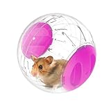 LDFV Hamsterball für Kleintiere, Spielzeug, Spielball für Hamster, Rennmäuse, Ratten, Plastikspielzeug