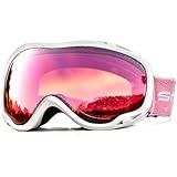 Snowledge Skibrille Damen und Herren Snowboardbrille Doppel-Objektiv OTG UV400 Schutz Anti-Beschlag Winddicht Ski Schutzbrille Helmkompatibel für Skifahren Motorrad Fahrrad Skaten