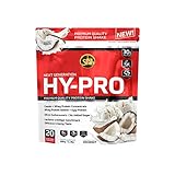 All Stars HY-PRO Protein-Pulver 500g I Eiweiß-Pulver ohne Zuckerzusatz I Low-Fat Powder I hochwertige Mehrkomponenten-Proteine I cremiger Protein-Shake mit Coconut-Flavour