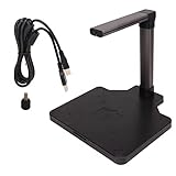 Tbest Tragbare USB-Dokumentenkamera, Tragbarer Buchdokumentenscanner Hochgeschwindigkeits-8MP-HD-Dokumentenkamera USB-Bilddateikamera-Scanner mit OCR-Funktion X803