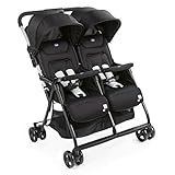 Chicco OHlalà Twin Geschwisterwagen von Geburt bis 15 kg, Kinderwagen für Zwillinge und Geschwister, Verstellbarer Faltbarer Zwillingsbuggy, Regenschutz und Ausziehbares Verdeck