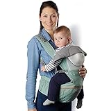 Preferbaby Babytrage für neugeborene ab Geburt mit Hüftsitz [ergonomisch] 100% Baumwolle Bauchtrage