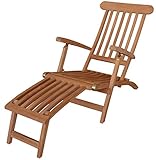 KMH®, Deckchair *Classic* echt Teak (ohne Auflage)