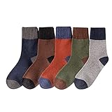 Tennissocken Herren 46 5 Paar Thermosocken für Herren, extrem kalte, warme Stiefelsocken, dicke Winter-Thermosocken, halten Ihre Füße warm, Einheitsgröße Waden Strümpfe Tracht