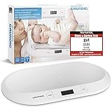 GRUNDIG Babywaage | Digitale Kinderwaage bis 20Kg | digitale LED Anzeige | Gewichtskontrolle ab Geburt | LCD Display | Tara-Funktion | hohe Ablesegenauigkeit | automatische Abschaltung (Weiß)