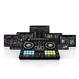 Reloop Buddy kompakter 2-Kanal-DJ-Controller für Algoriddim dJay auf iOS, PadOS, Android, Mac und PC mit RGB-Performance-Pads, FX-Paddeln und Neural Mix-Steuerung AMS-BUDDY