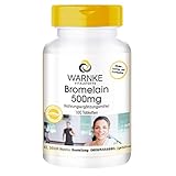 Bromelain 500mg - 1200 F.I.P - natürliches Ananasenzym - vegan & hochdosiert - 100 Tabletten